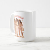 Coordinating Outfit Aesthetic Besties Vibes Kaffeetasse (Vorderseite Links)