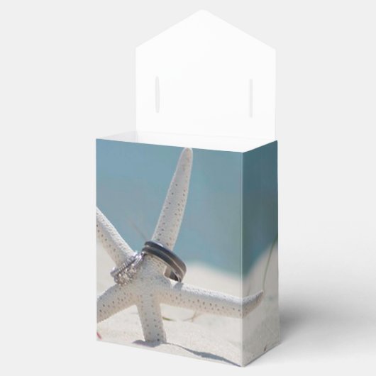 Coordinierte Beach Wedding Theme Suite Vielen Dank Geschenkschachtel (Geöffnet)