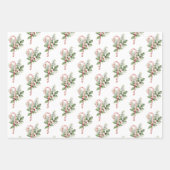 Coordinierte Weihnachts-Candy-Verpackung Geschenkpapier Set (Vorderseite)