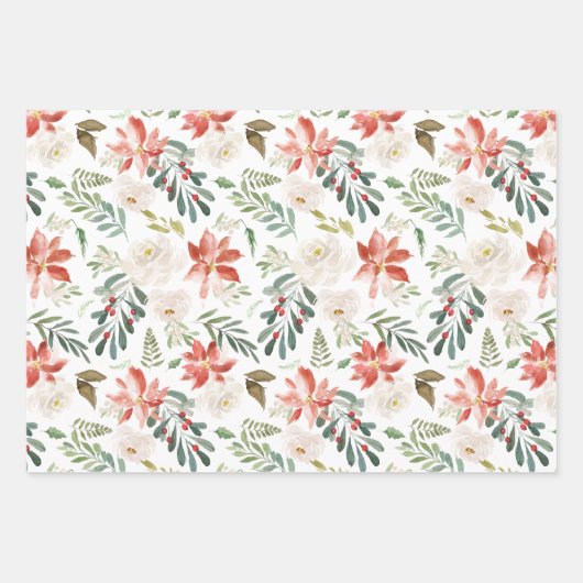 Coordinierte Weihnachts-Musterverpackung Geschenkpapier Set (Vorderseite 3)