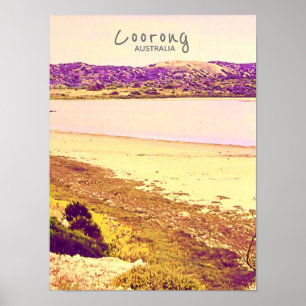 Coorong Nationalpark Australien Reise Poster