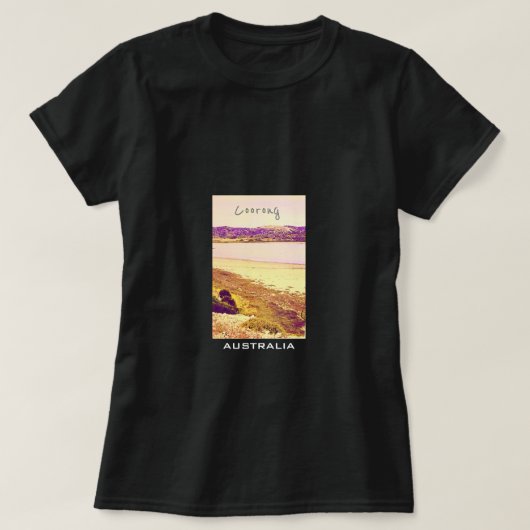 Coorong Nationalpark Australien Reise T-Shirt (Design vorne)