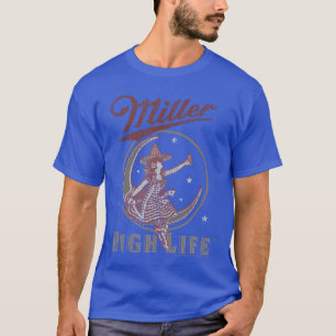 Coors Miller High Life Vintage Mond Logo T-Shirt