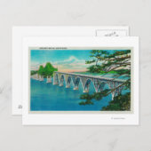 Coos Bay Bridge in North Bend, Oregon Postkarte (Vorne/Hinten)
