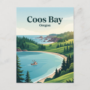Coos Bay, Oregon Postkarte