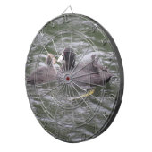 Coot Fütternd Hungerkick Dart Board Dartscheibe (Vorderseite rechts)