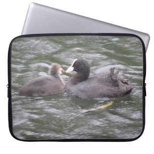 Coot Fütternd Hungerkind Laptop-Sieb Laptopschutzhülle