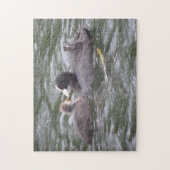 Coot Fütternd Hungerkuschelpuzzle Puzzle (Vertikal)