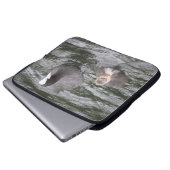 Coot und Chick Laptop Sleeve (Vorne Knopf)