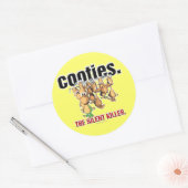 Cooties... Runder Aufkleber (Umschlag)