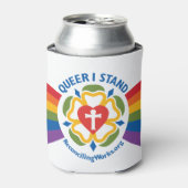 Coozie "Que I Stand" Dosenkühler (Kanne Vorderseite)