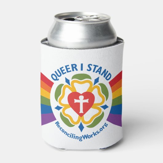 Coozie "Que I Stand" Dosenkühler (Kanne Vorderseite)