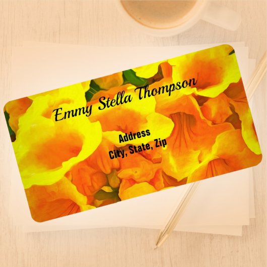 Copa de Oro Adresse Adressaufkleber