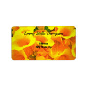 Copa de Oro Adresse Adressaufkleber (Vorne)