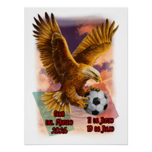 Copa del Mundo 2026 auf einem Poster
