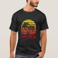 Copacabana 80er Summer Beach Palm Tree Sunset Tank