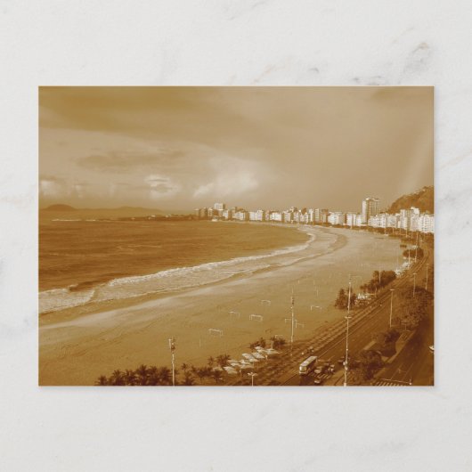 Copacabana Beach * Rio * Brasilien Postkarte (Vorderseite)