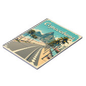 Copacabana Beach Vintag Retro Travel Notizblock (Linke Seite)