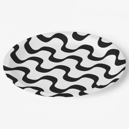 Copacabana Boardwalk  Pappteller (Schrägansicht)