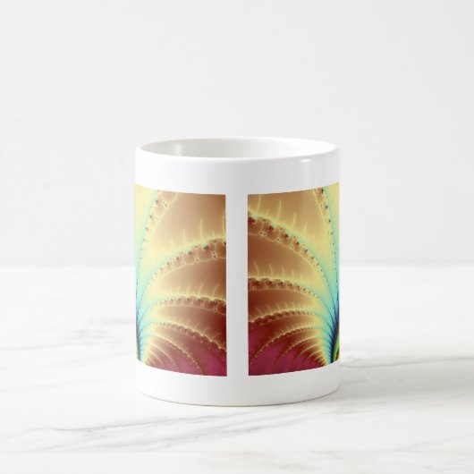 Copacabana-Fraktal Kaffeetasse (Mittel)