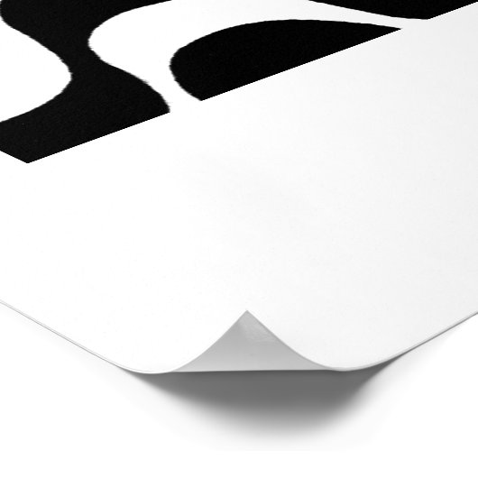 Copacabana-Gehweg, für Wände Poster (Ecke)