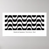 Copacabana-Gehweg, für Wände Poster (Vorne)