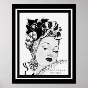 Copacabana New York 1940er Poster