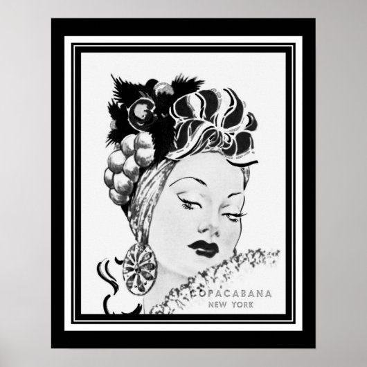 Copacabana New York 1940er Poster (Vorne)
