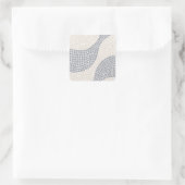 Copacabana Quadratischer Aufkleber (Tasche)