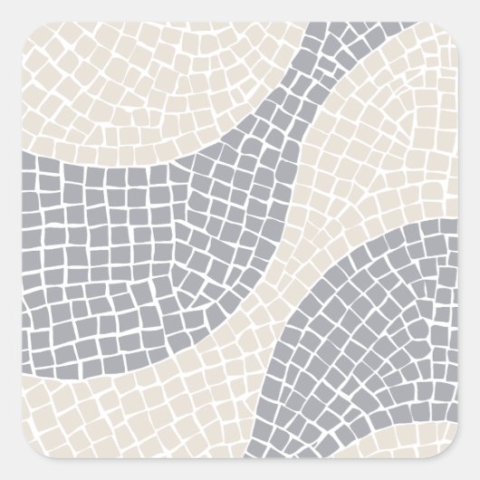 Copacabana Quadratischer Aufkleber (Vorderseite)
