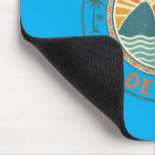 Copacabana Rio de Janeiro Brasil Retro Strand Mousepad (Ecke)
