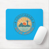 Copacabana Rio de Janeiro Brasil Retro Strand Mousepad (Mit Mouse)