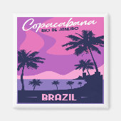 Copacabana Rio De Janeiro Brasilien Magnet (Vorne)