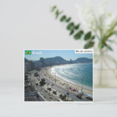 Copacabana, Rio de Janeiro, Brasilien Postkarte (Stehend Vorderseite)