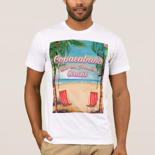 Copacabana, Rio de Janeiro - ein Strandposter T-Shirt