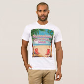 Copacabana, Rio de Janeiro - ein Strandposter T-Shirt (Vorne ganz)