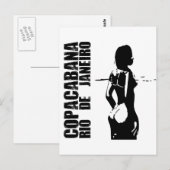 Copacabana, Rio de Janeiro Postkarte (Vorne/Hinten)