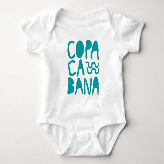 Copacabana RJ Baby Strampler (Vorderseite)