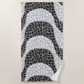 Copacabana Sidewalk Brazilian pattern Strandtuch (Vorderseite)