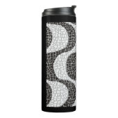 Copacabana Sidewalk Brazilian pattern Thermosbecher (Nach links gedreht)
