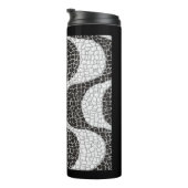 Copacabana Sidewalk Brazilian pattern Thermosbecher (Nach rechts gedreht)