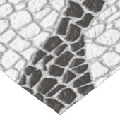 Copacabana Sidewalk Brazilian pattern Tischdecke (Schrägansicht)