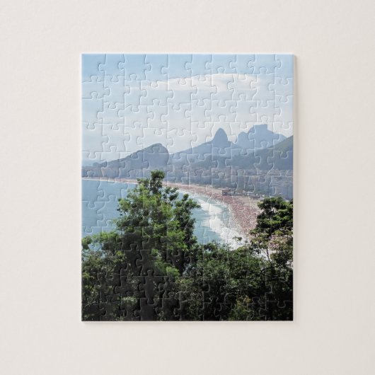 Copacabana Strand in Rio Puzzle (Vertikal)