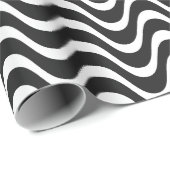 Copacabana Waves Abstrakte Kunst Geschenkpapier (Rolleneckpunkt)