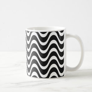 Copacabana Waves Abstrakte Kunst Kaffeetasse