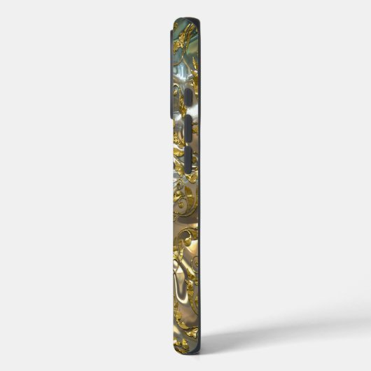 Copachatlin Damask Monogram Case-Mate iPhone Hülle (Rückseite / Links)