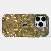 Copachatlin Damask Monogram Case-Mate iPhone Hülle (Rückseite (Horizontal))