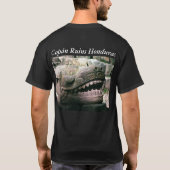 Copan Ancient Ruins Statuen Stadt Kultur Maya T-Shirt (Rückseite)