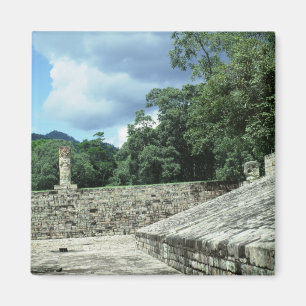 Copan City Ancient Mayan Ruins Foto entworfen Magnet