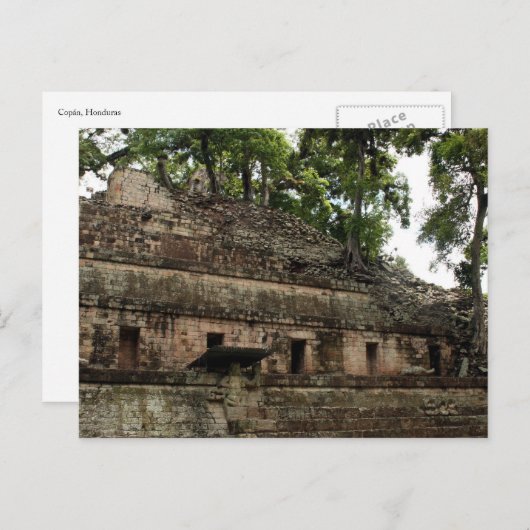 Copán-Gebäude Postkarte (Vorne/Hinten)